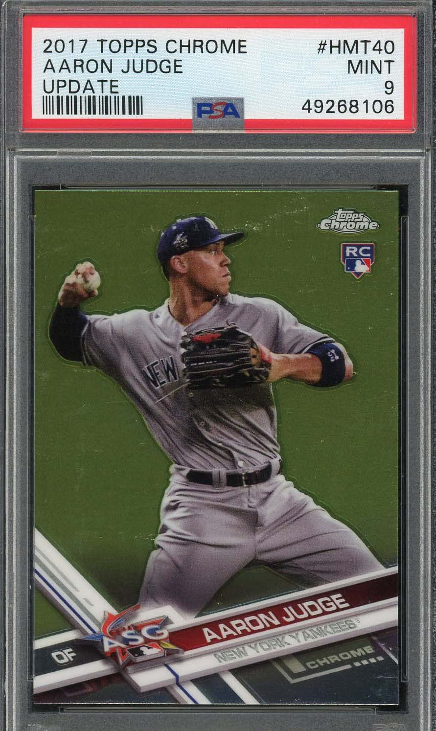 Amazon.com: Aaron Judge 2017 Topps Chrome Update Baseball Rookie